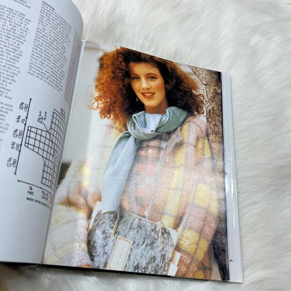 Vintage 90s Great Crocheted Sweaters in a Weekend Hardcover Book - Picture 7 of 7